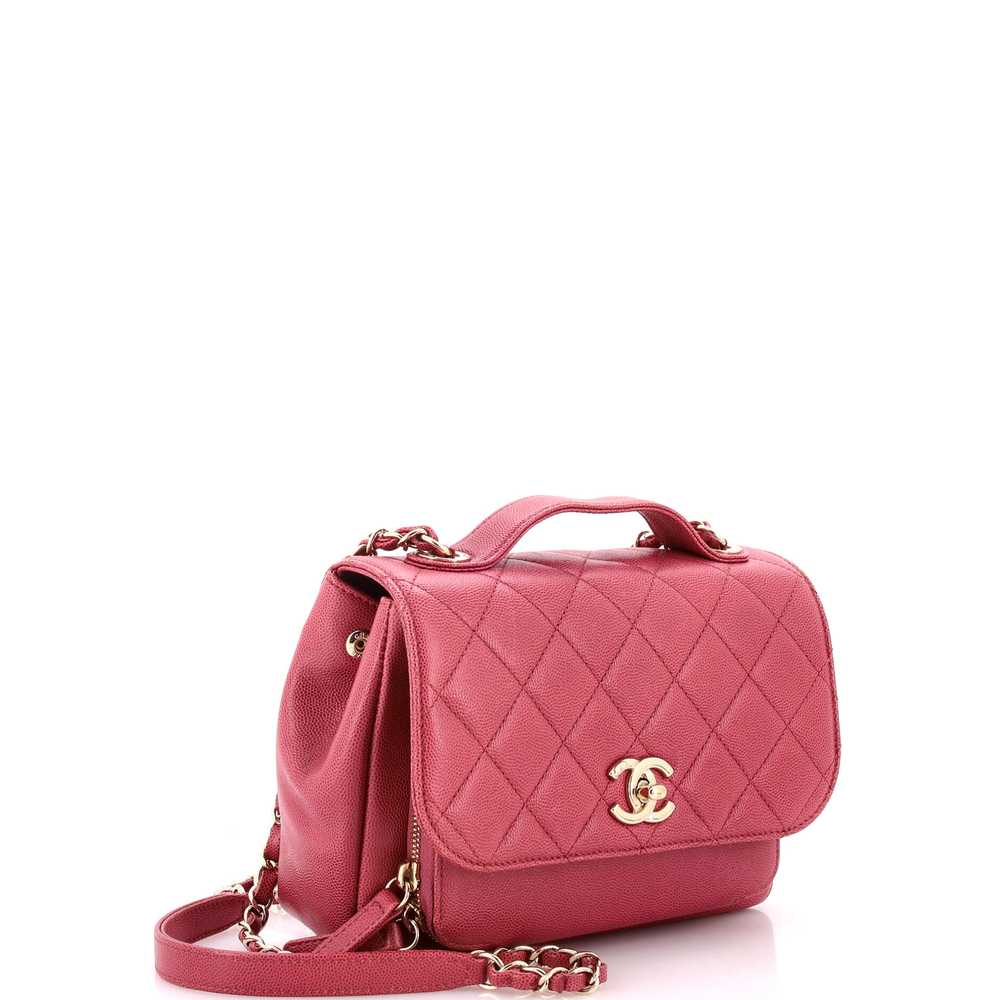 CHANEL Business Affinity Flap Bag Quilted Caviar … - image 3