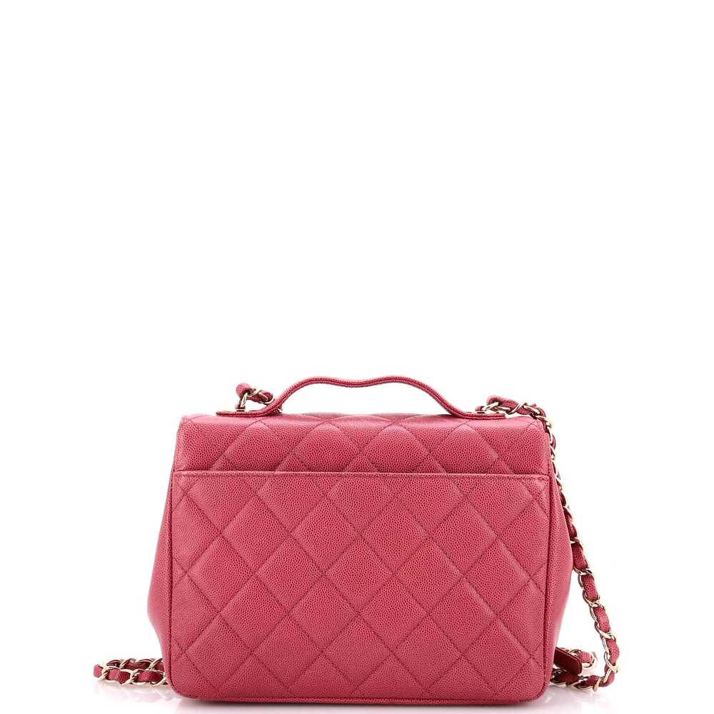 CHANEL Business Affinity Flap Bag Quilted Caviar … - image 4