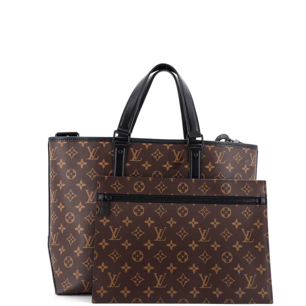 Louis Vuitton Weekend Tote Macassar Monogram Canv… - image 2