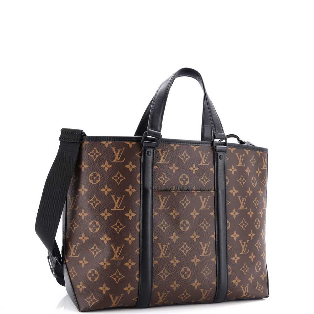 Louis Vuitton Weekend Tote Macassar Monogram Canv… - image 3