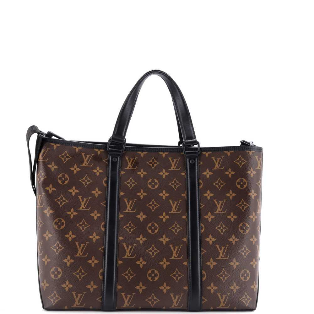 Louis Vuitton Weekend Tote Macassar Monogram Canv… - image 4