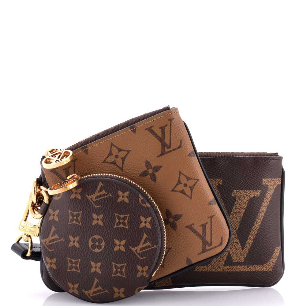 Louis Vuitton Trio Pouch Set Reverse Monogram Gia… - image 1