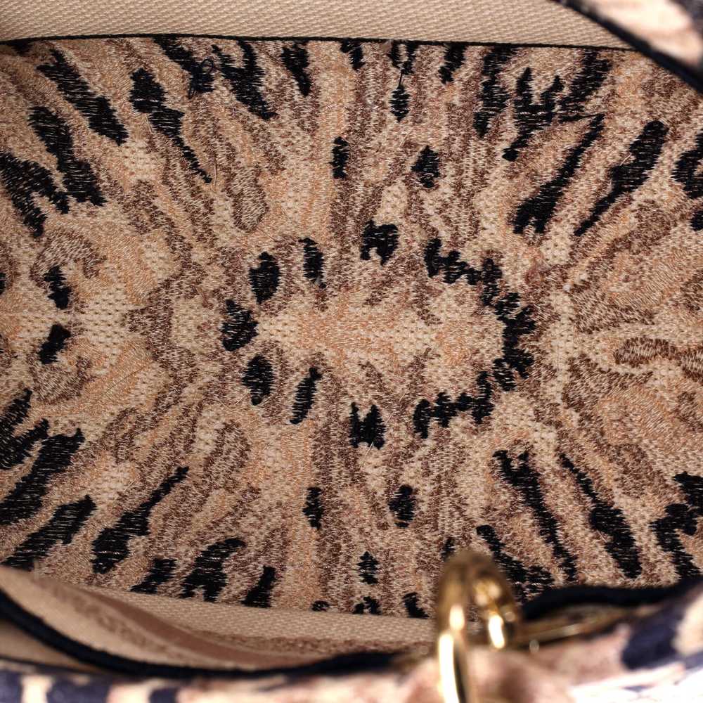 Christian Dior Lady D-Lite Bag Embroidered Canvas… - image 5