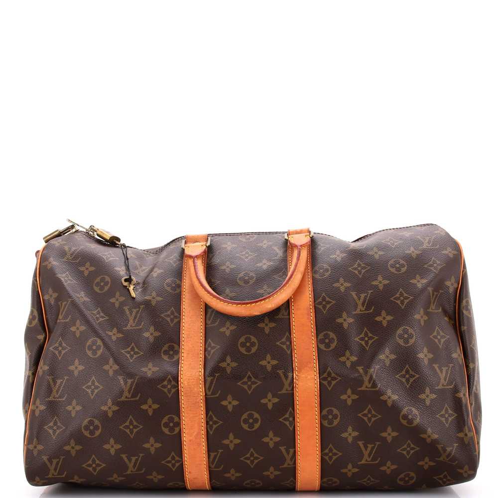 Louis Vuitton Keepall Bandouliere Bag Monogram Ca… - image 1