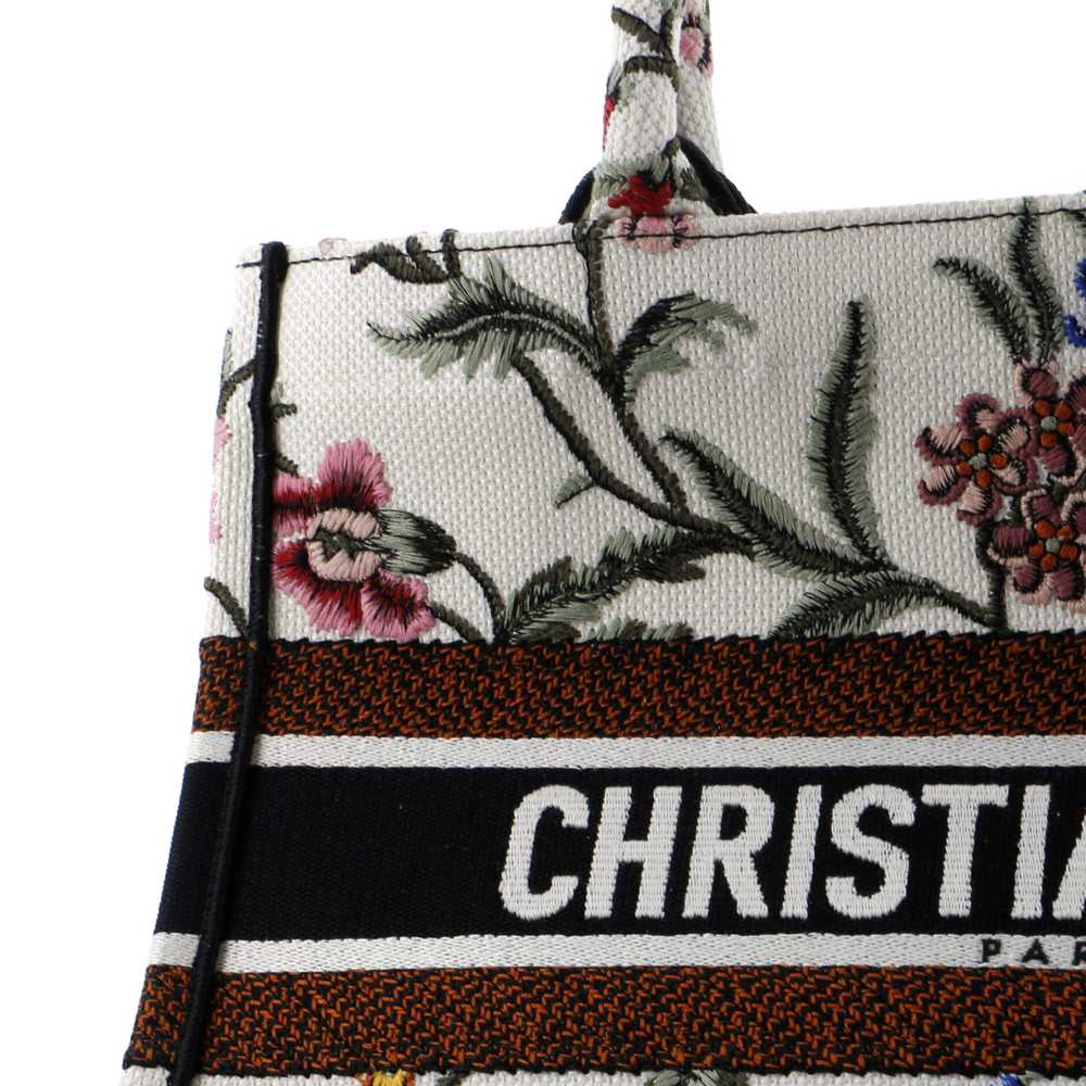 Christian Dior Book Tote Embroidered Canvas Medium - image 6