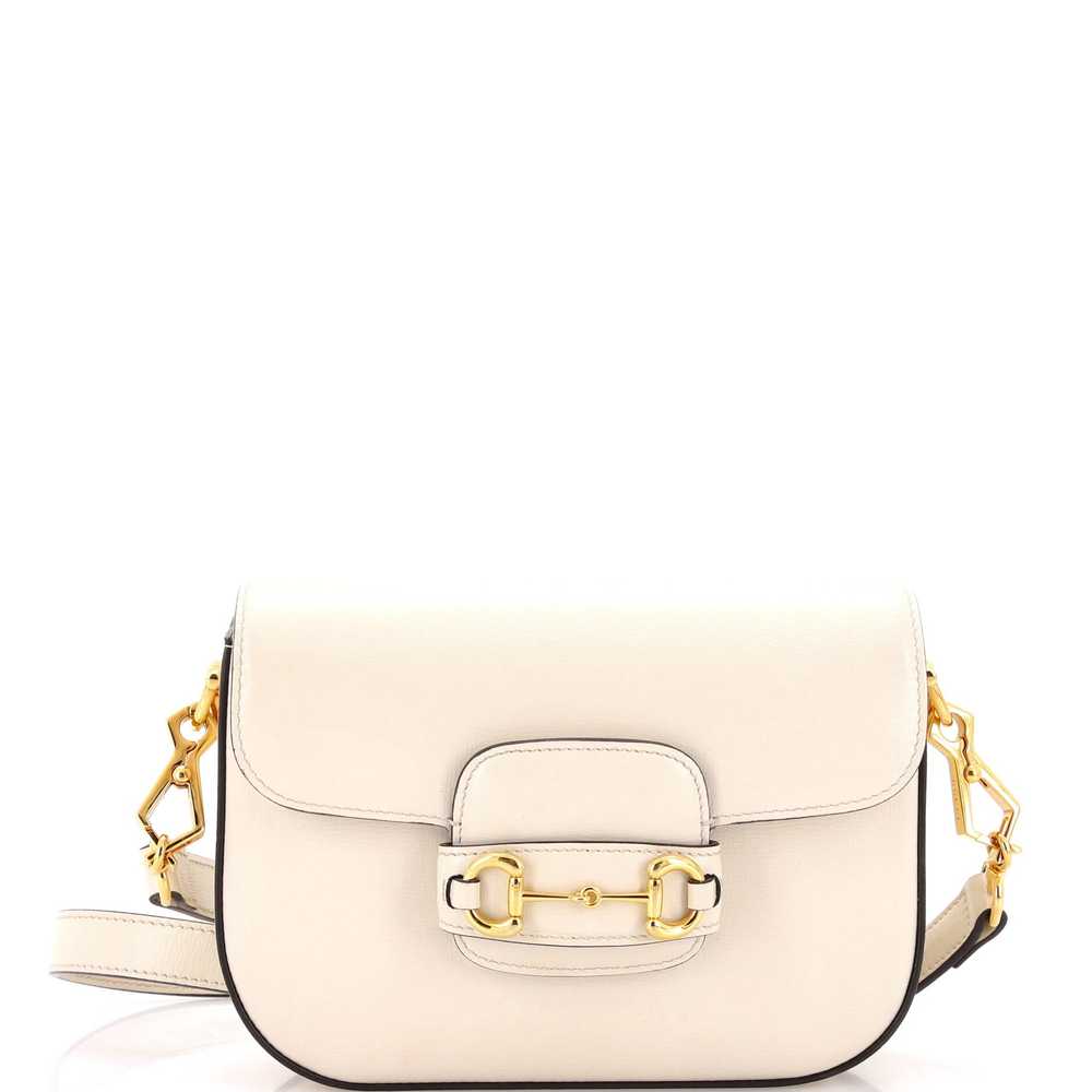 GUCCI Horsebit 1955 Shoulder Bag Leather Mini - image 1