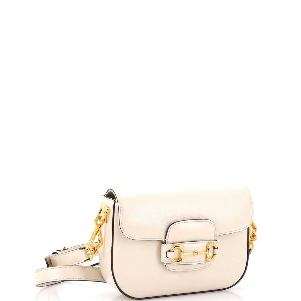 GUCCI Horsebit 1955 Shoulder Bag Leather Mini - image 2