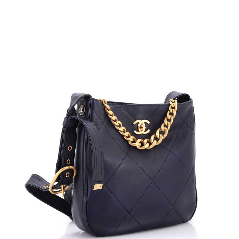 CHANEL Easy Mood Hobo Quilted Calfskin - image 2