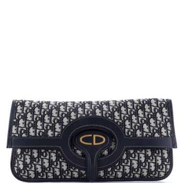 Christian Dior Fold Over Clutch Oblique Canvas - image 1