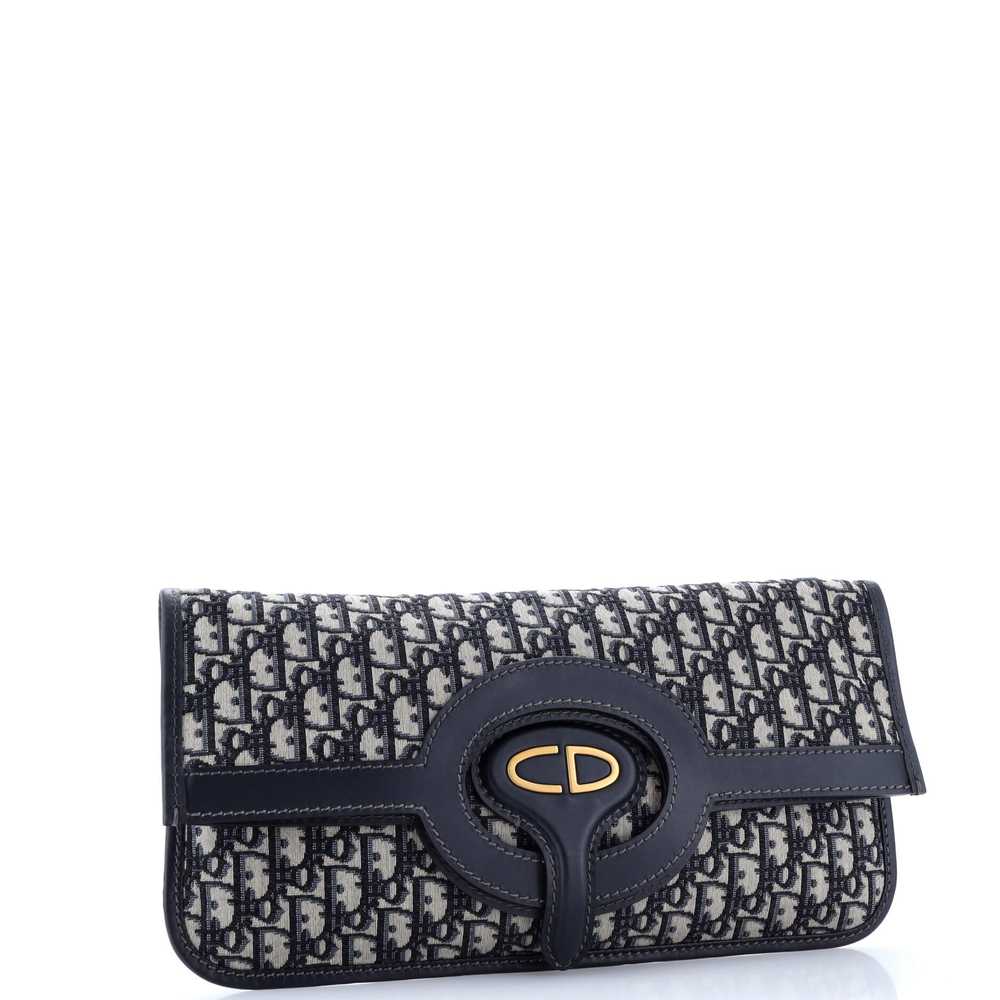 Christian Dior Fold Over Clutch Oblique Canvas - image 2