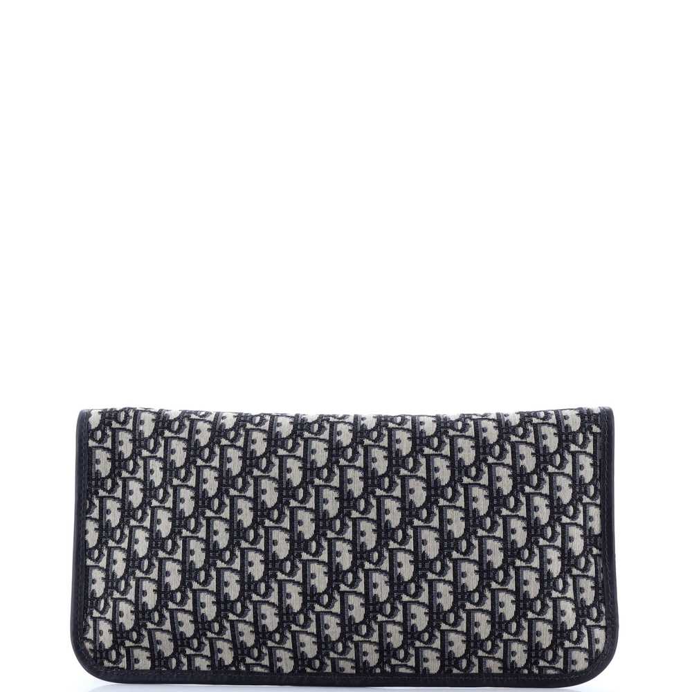 Christian Dior Fold Over Clutch Oblique Canvas - image 3