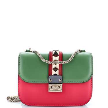 VALENTINO GARAVANI Glam Lock Shoulder Bag Leather… - image 1