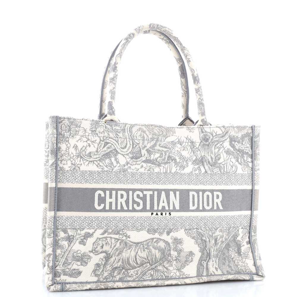 Christian Dior Book Tote Embroidered Canvas Medium - image 2