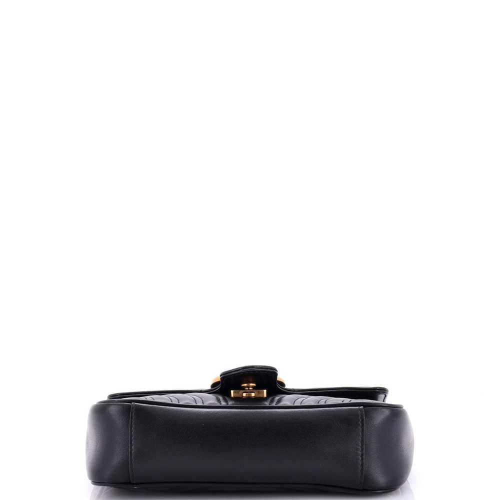 GUCCI GG Marmont Flap Bag Matelasse Leather Mini - image 4