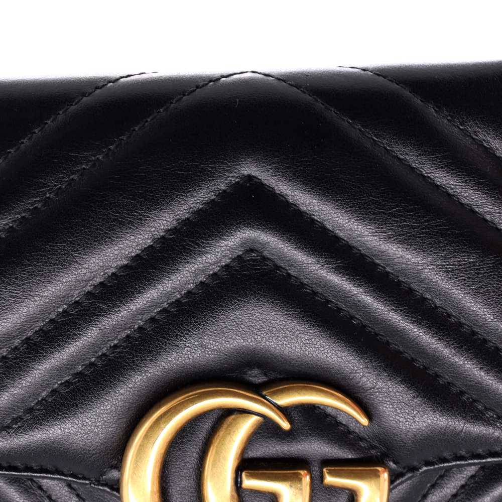 GUCCI GG Marmont Flap Bag Matelasse Leather Mini - image 7