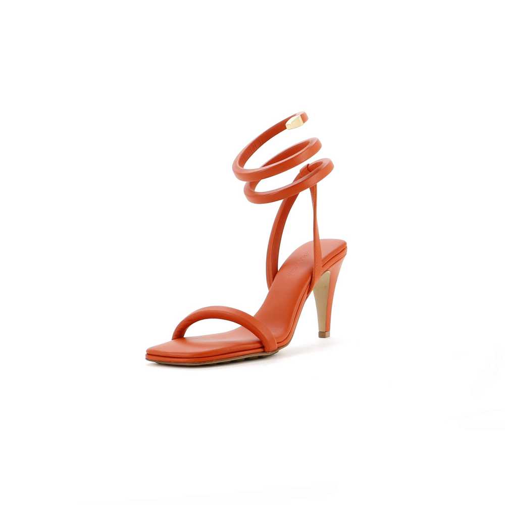 Bottega Veneta Women's Spiral Heeled Sandals Leat… - image 1