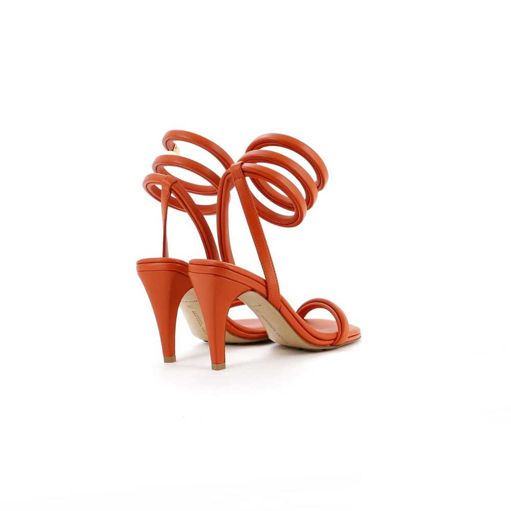 Bottega Veneta Women's Spiral Heeled Sandals Leat… - image 3