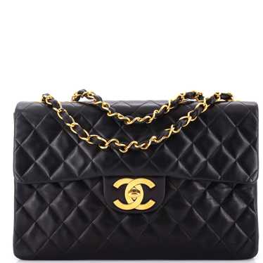 CHANEL Vintage Classic Single Flap Bag Quilted La… - image 1