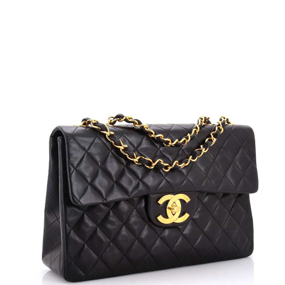 CHANEL Vintage Classic Single Flap Bag Quilted La… - image 2