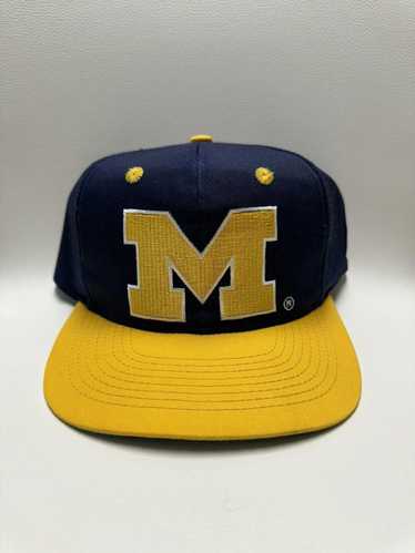 Rare Vintage University of Michigan outlets Front Row On Fire Snapback Hat