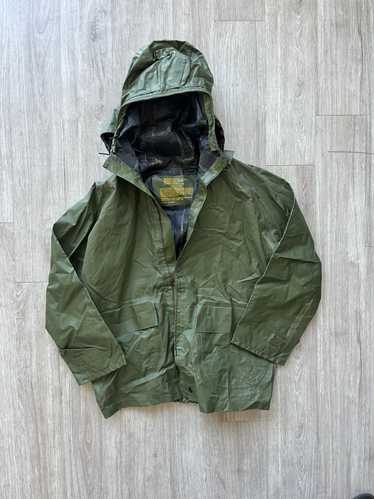 Military Military Green Parka Rain Jacket