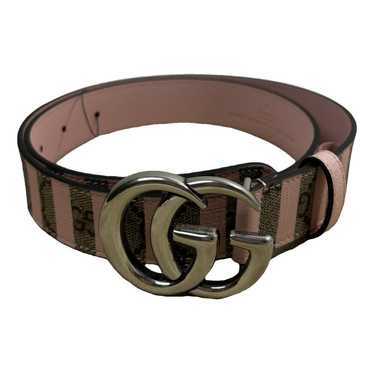 Gucci GG Buckle leather belt