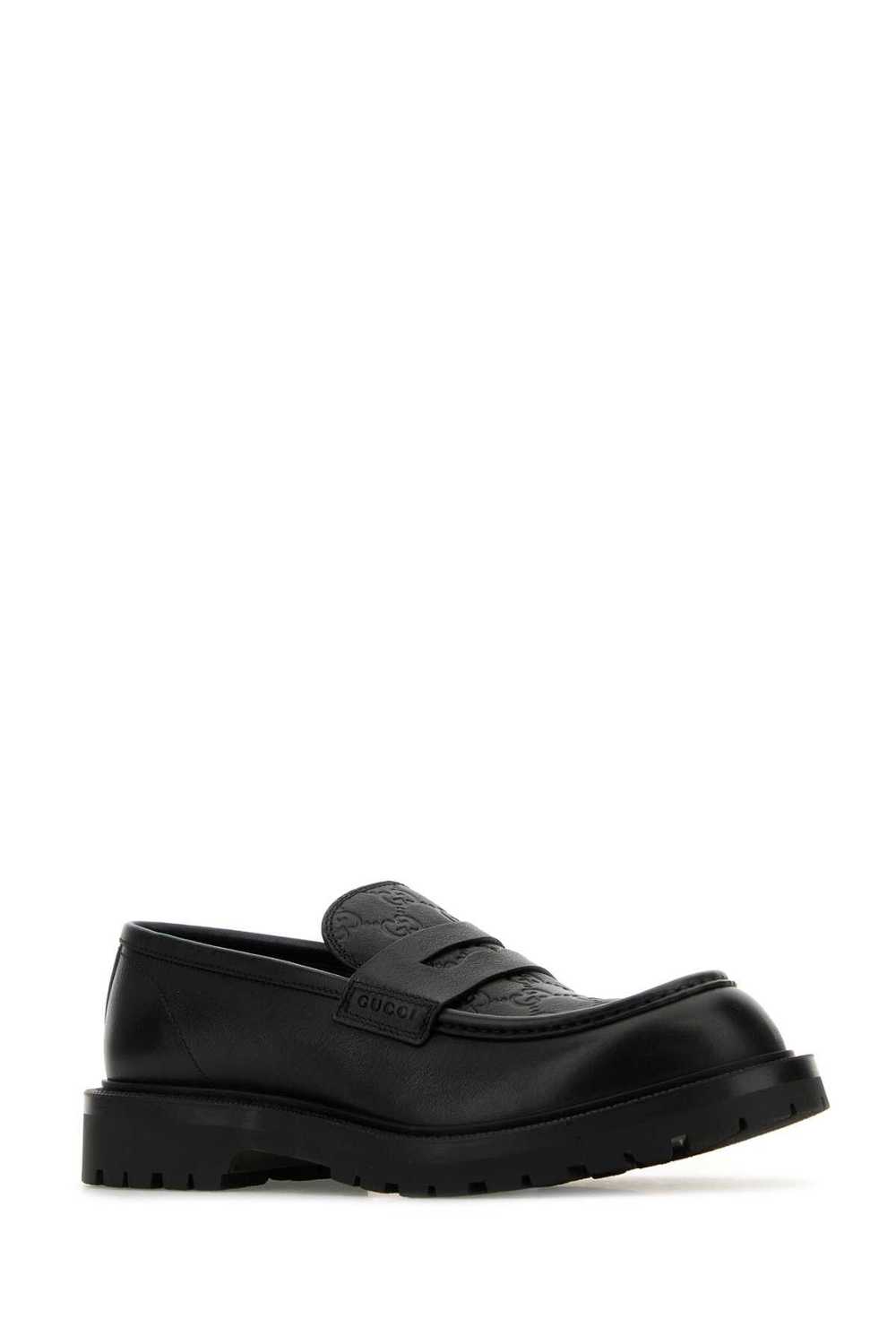 Gucci Black Leather Loafers - image 2