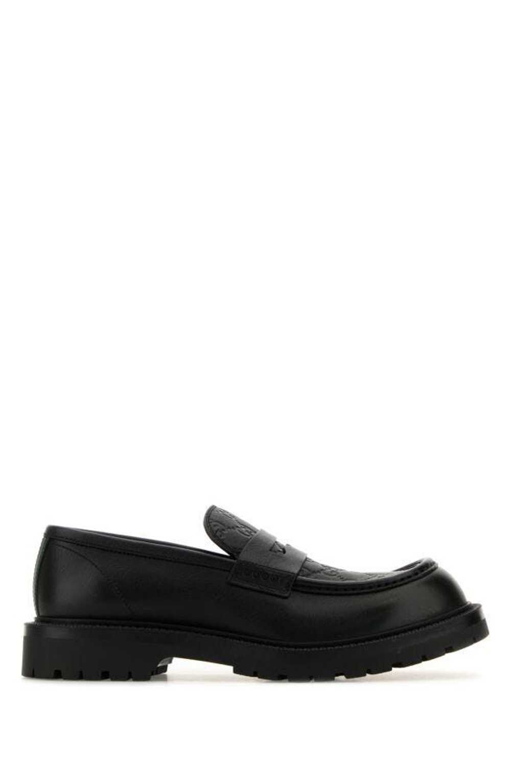 Gucci Black Leather Loafers - image 3