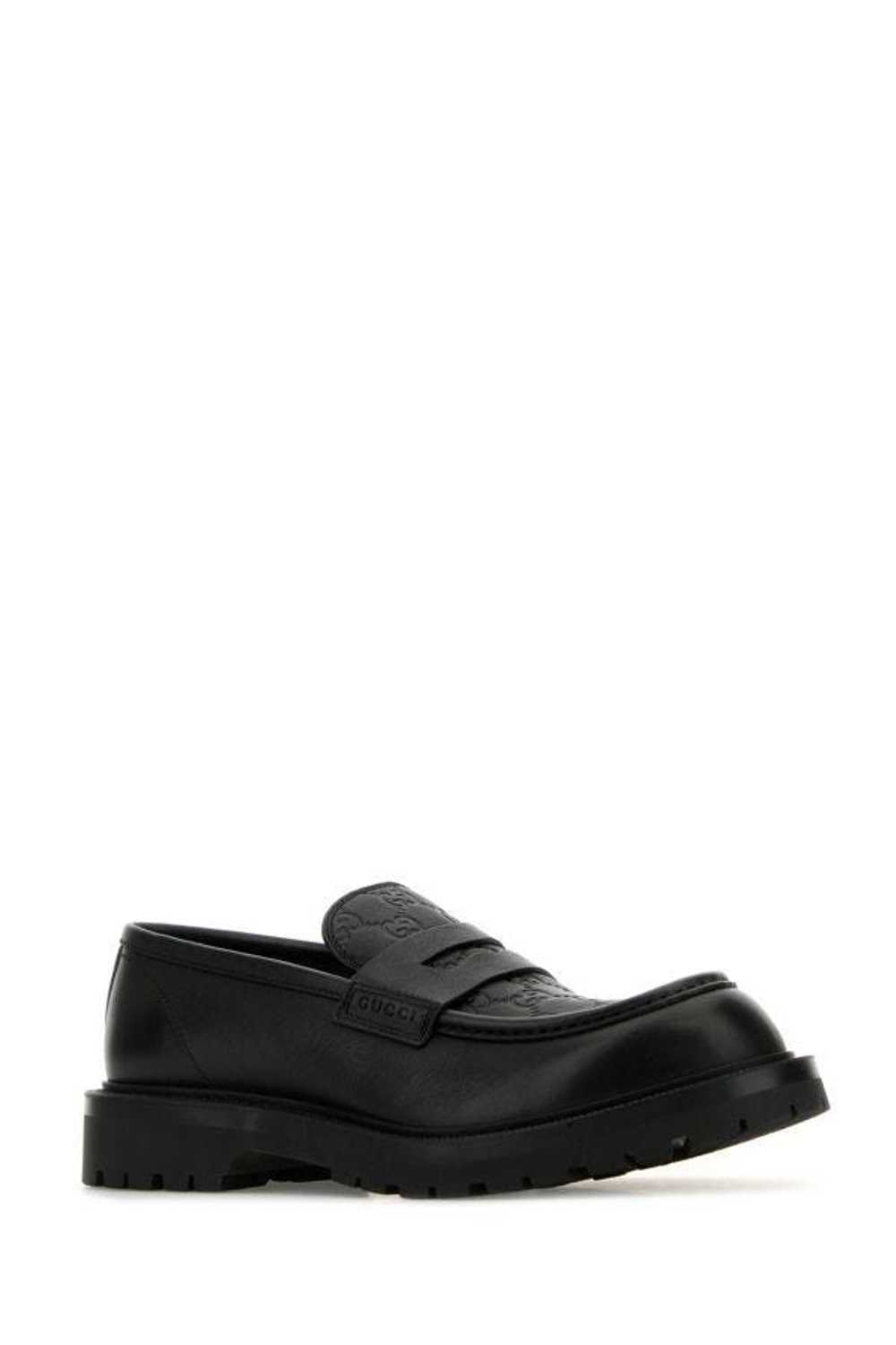 Gucci Black Leather Loafers - image 4