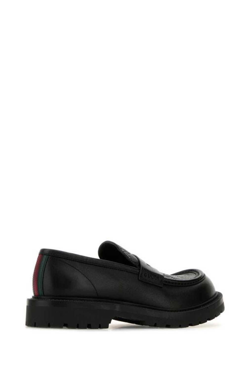 Gucci Black Leather Loafers - image 5