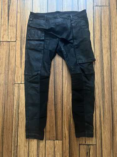 Rick Owens Rick Owens Waxed Memphis Jeans - image 1