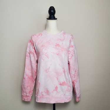 Anthropologie Anthropologie Aryah Pink Tie Dye Sw… - image 1