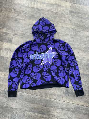 Vlone METRO FUSION CRYPT SKULLS OVERSIZED HOODIE … - image 1