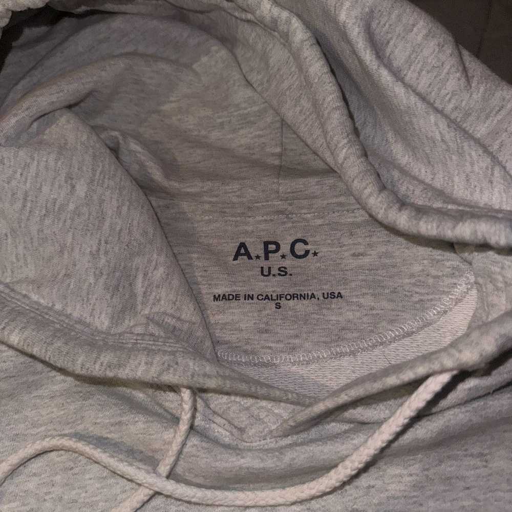 A.P.C. APC grey pocketless pullover - image 3