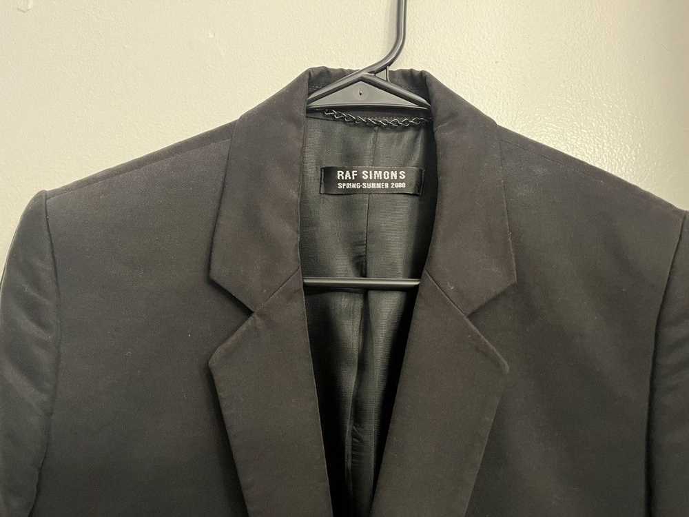 Raf Simons 2000 RAF Simmons black blazer - image 2