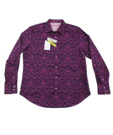 Robert Graham Burgundy Paisley  Long Sleeve  Size 