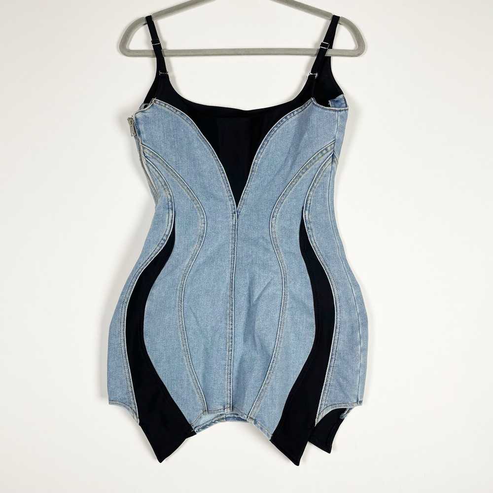 Mugler Mugler Corset Denim Jean Cotton Stretch Mu… - image 1