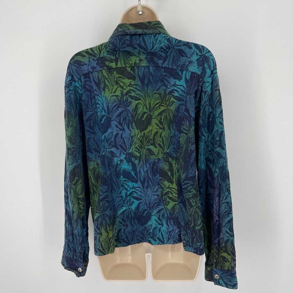 Vintage Chico's Design VINTAGE Button Up Brocade … - image 5