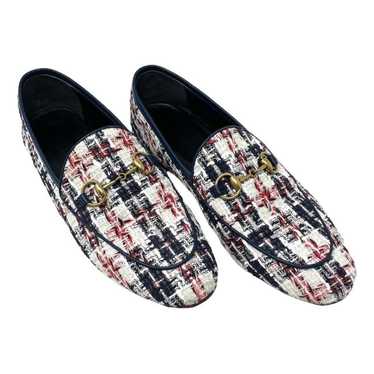 Gucci Jordaan tweed flats