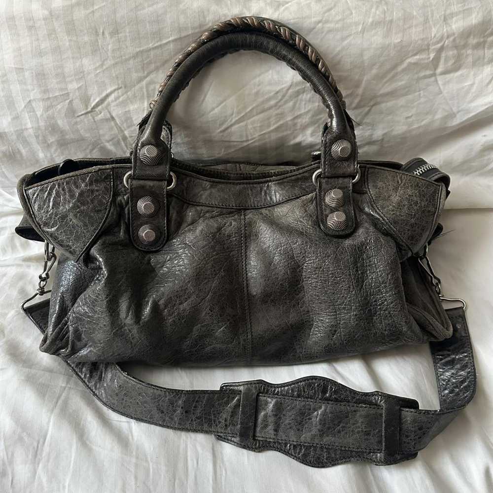 Balenciaga City leather handbag - image 4