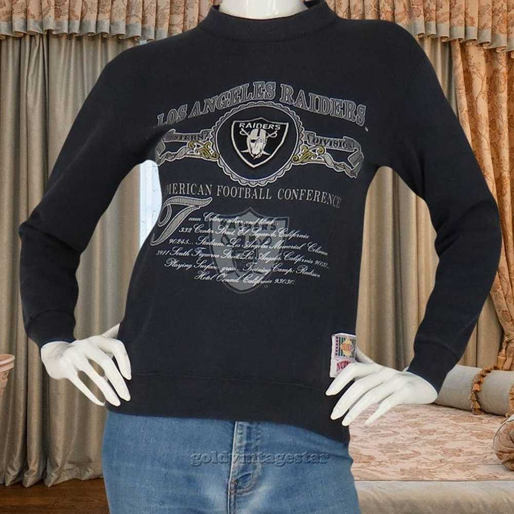 Other Vintage LA Raiders Nutmeg NFL Hip Hop Sweat… - image 1