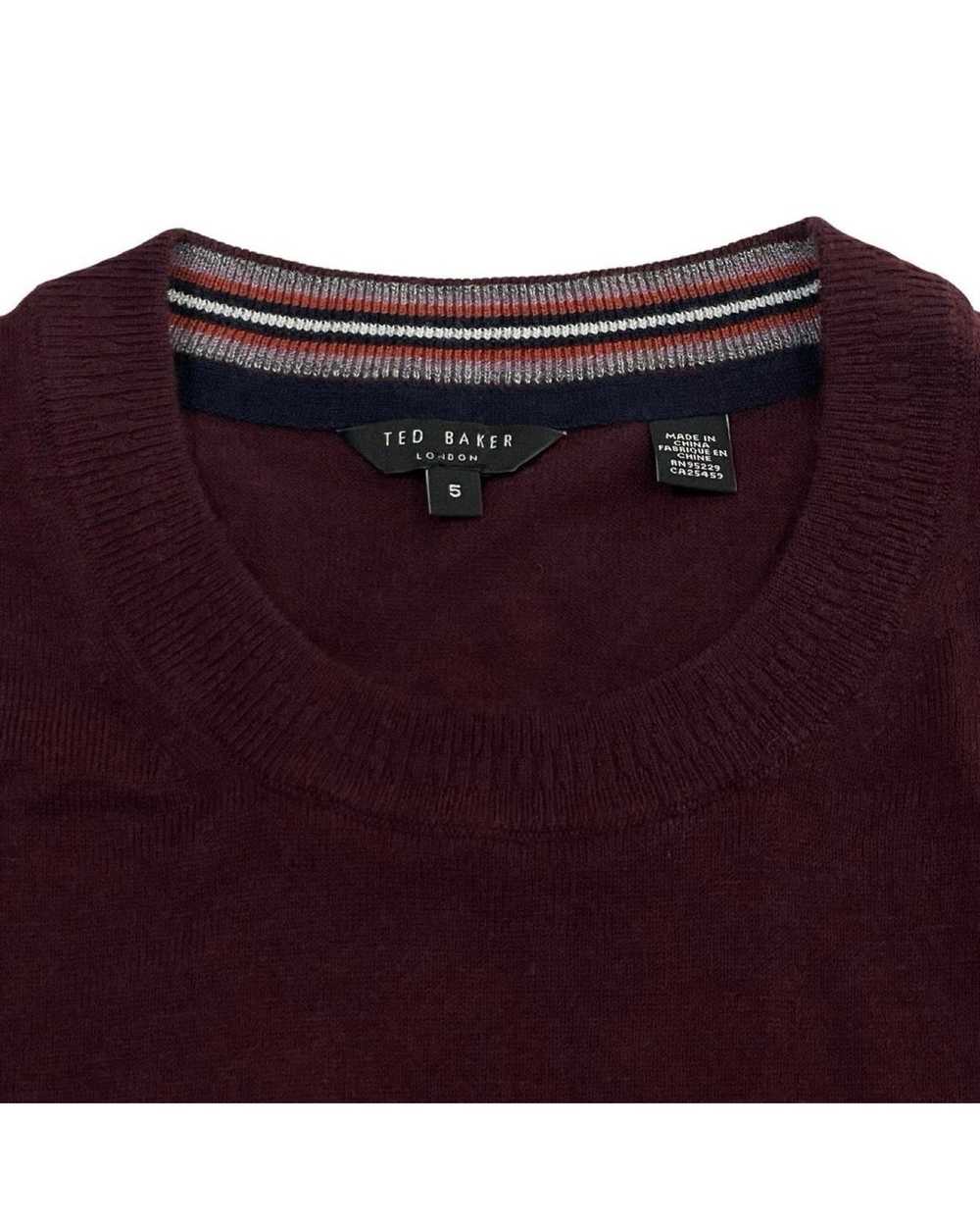 Ted Baker Ted Baker Size 5 Burgundy Lightweight S… - image 2