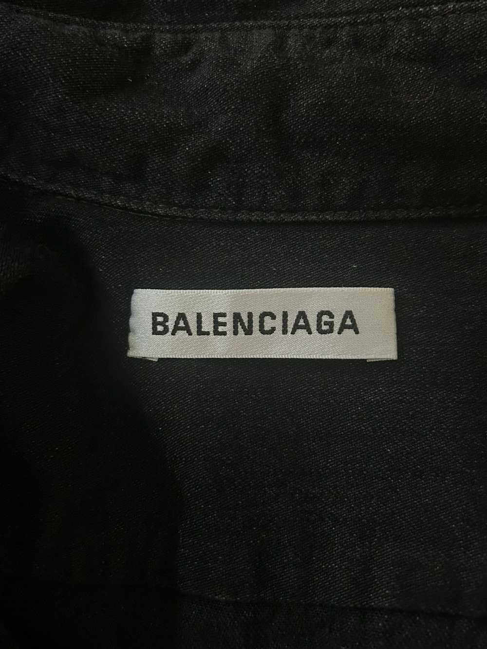 Balenciaga SS18 Swing Denim Button Up - image 6