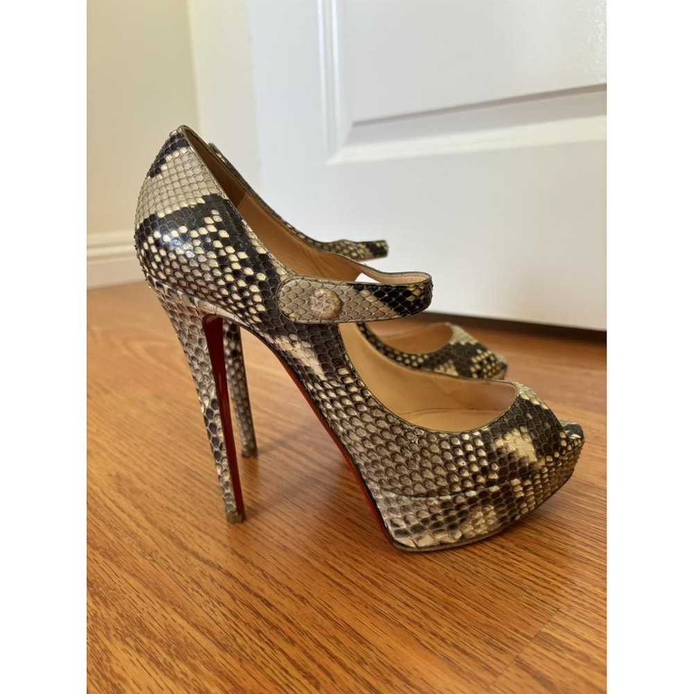 Christian Louboutin Python heels - image 5