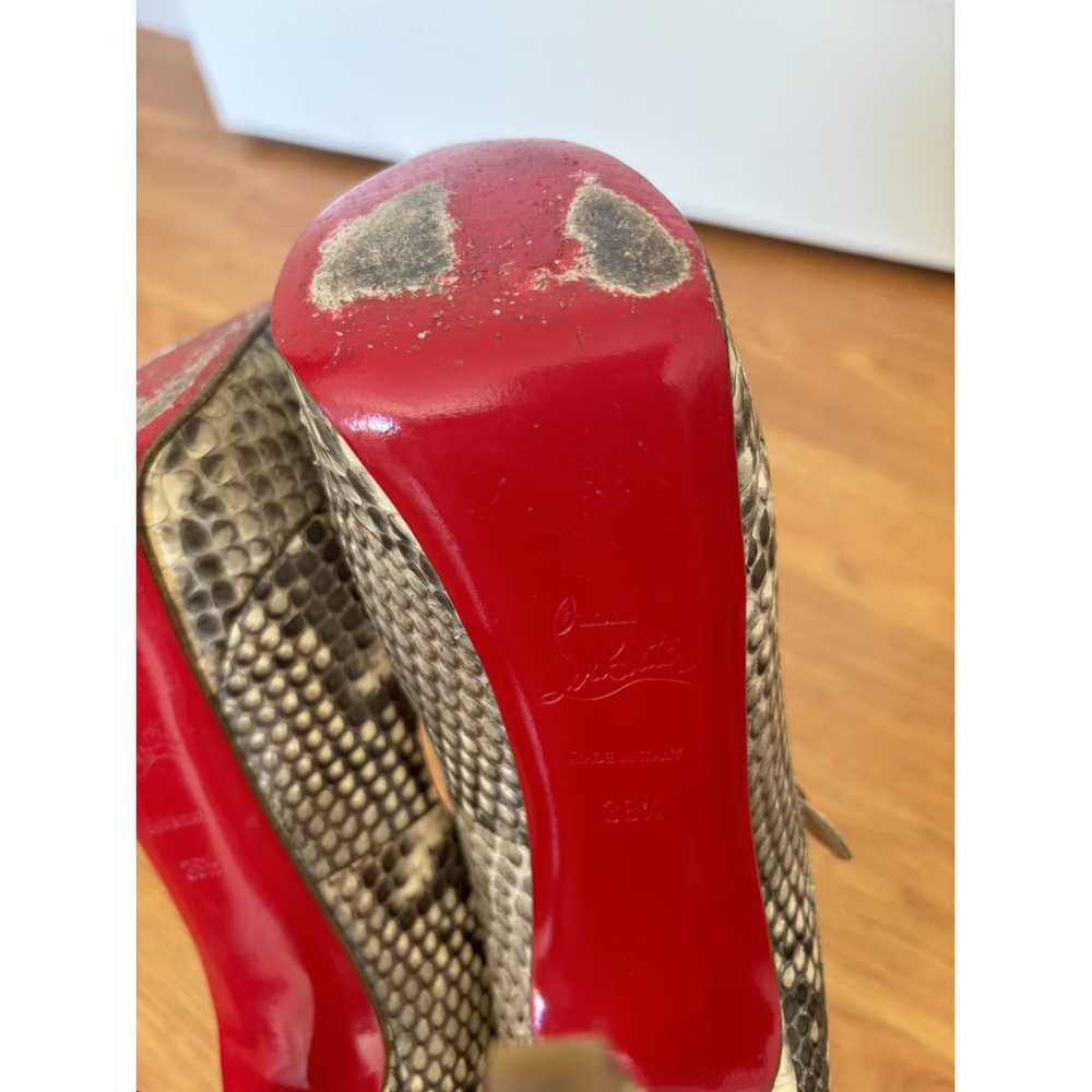 Christian Louboutin Python heels - image 9