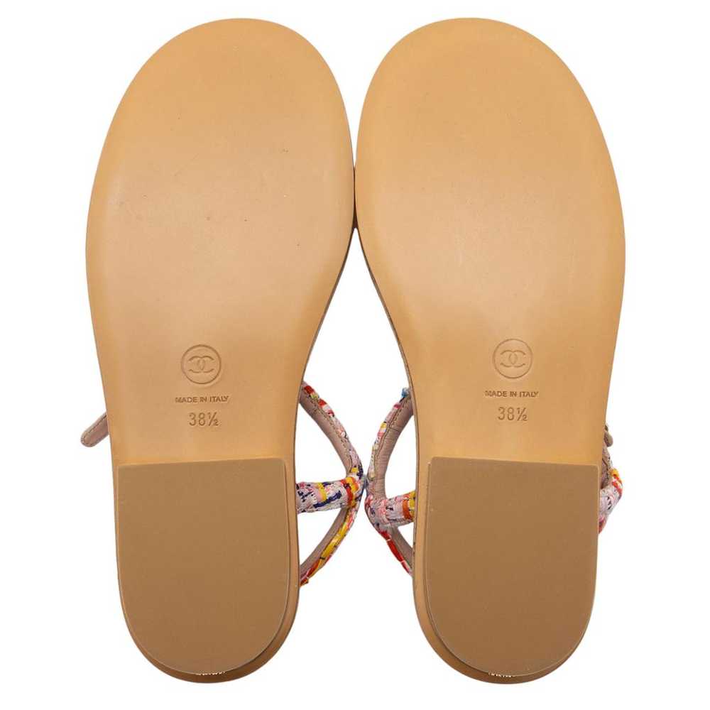 Chanel Cloth sandal - image 5