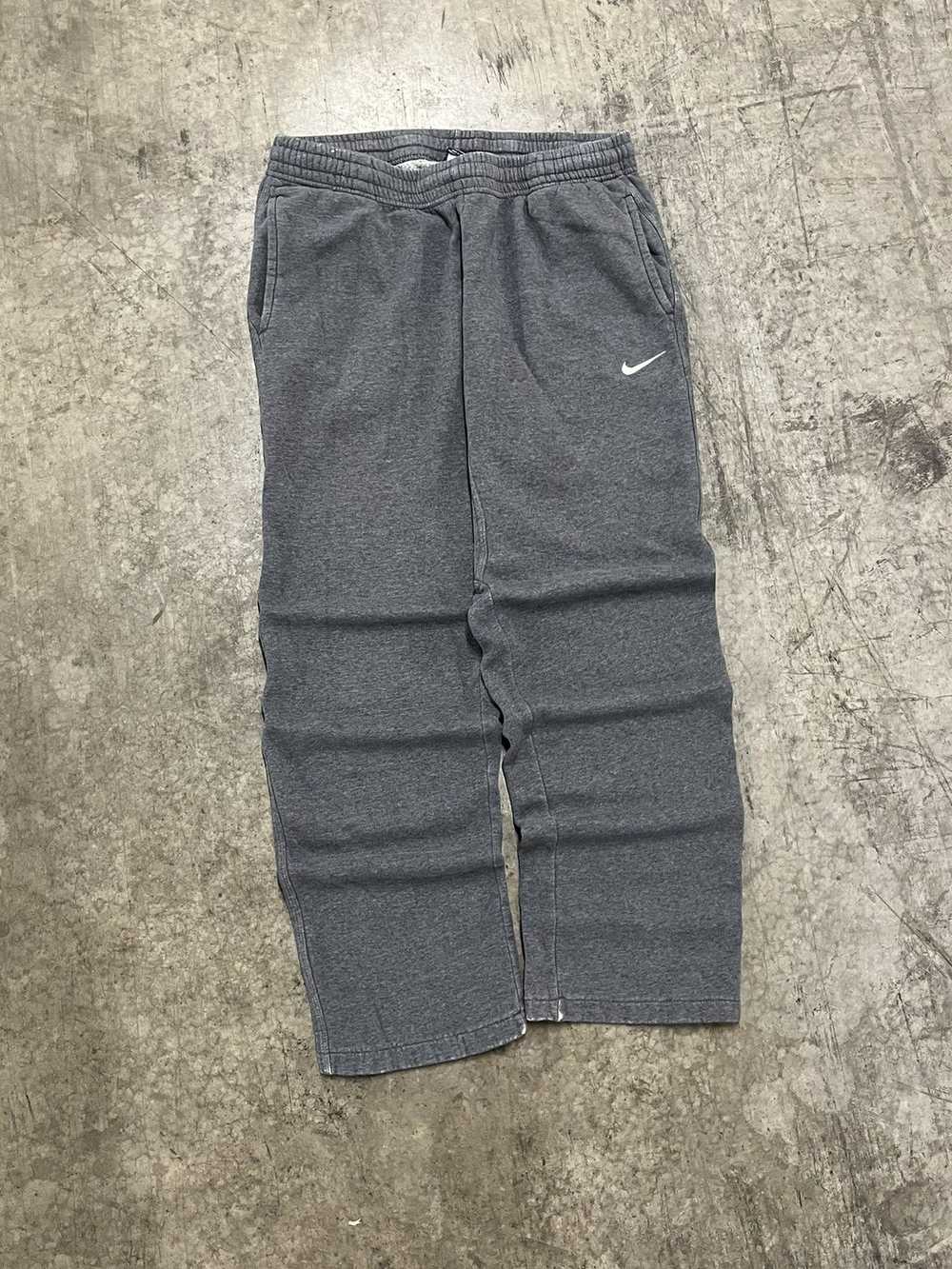 Nike × Streetwear × Vintage Nike gray sweatpants … - image 1