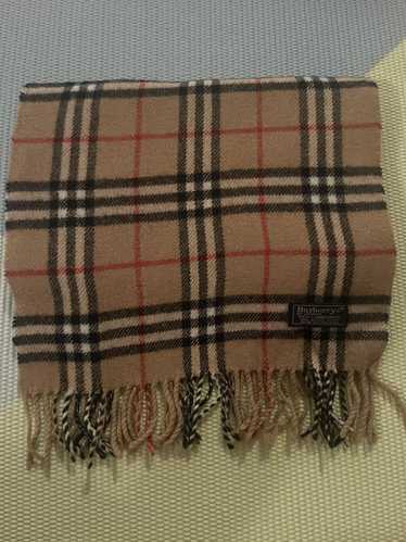 Burberry × Vintage Burberry Beige Nova Check Scarf