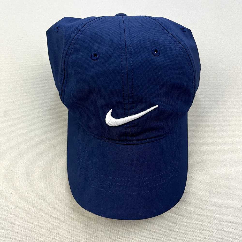 Nike Nike Golf Hat Cap Navy Blue Swoosh Logo Spor… - image 2