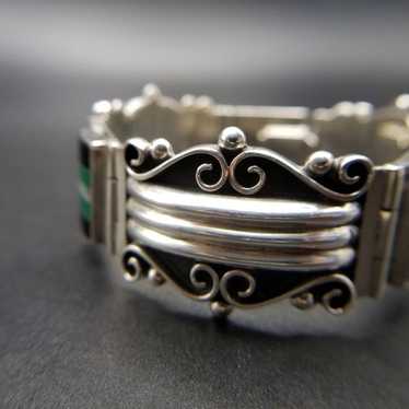 ヴィンテージ オーバルチェーンリンクブレスレット シルバー925 メキシコ製 ヴィンテージ オーバルチェーンリンクブレスレット シルバー925